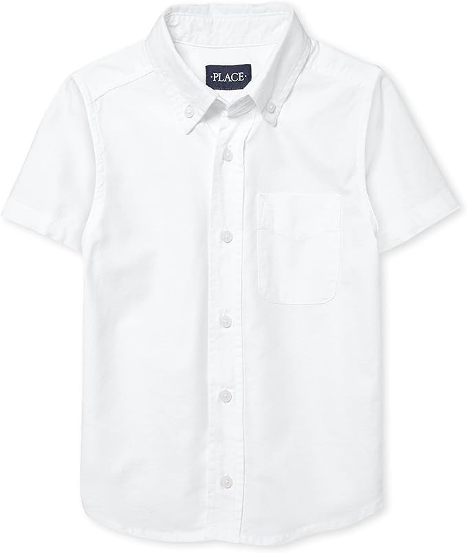 The Children's Place Boys Short Sleeve Oxford Shirt | Amazon (US)