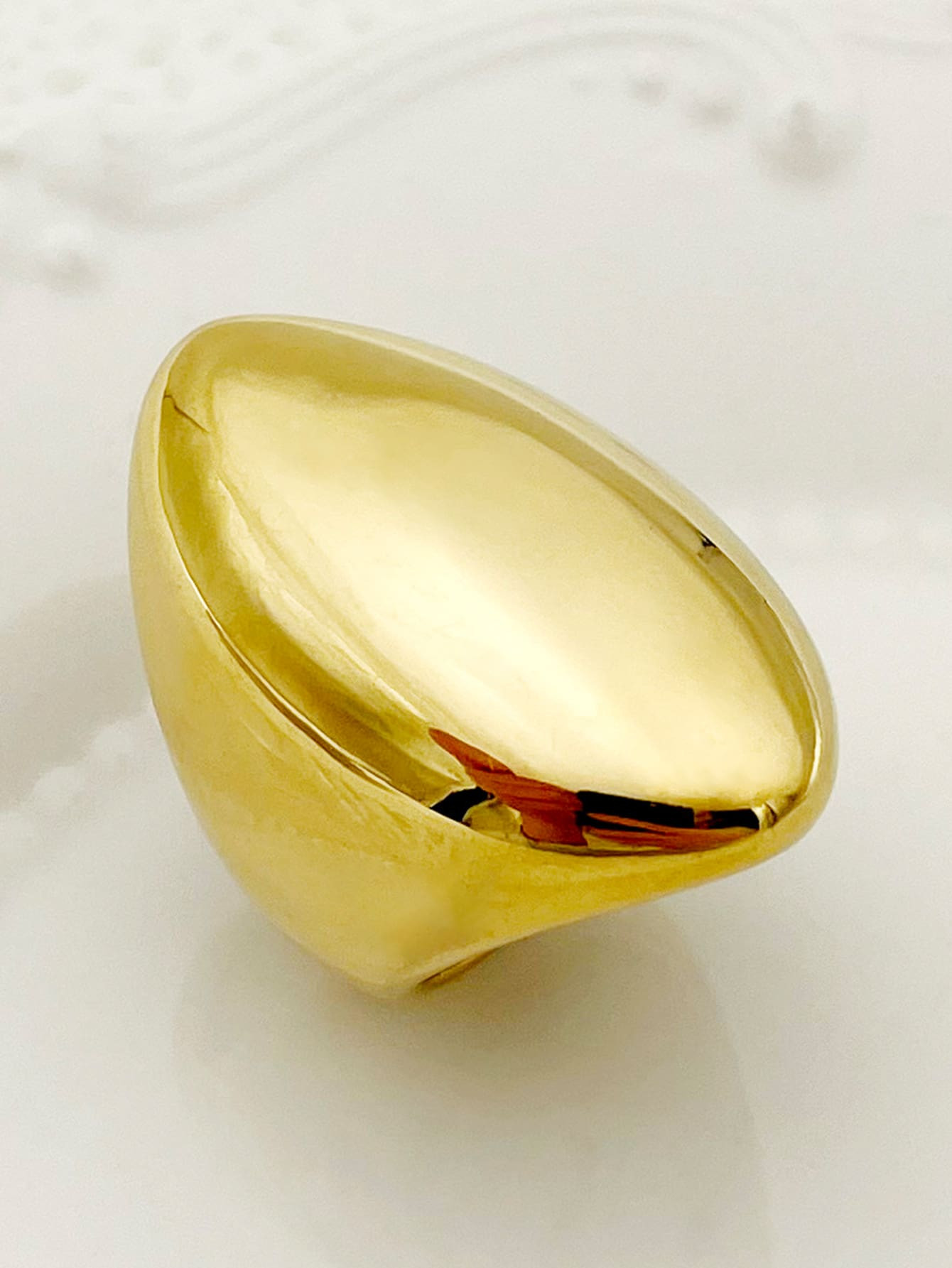 Mazuer Mazuer Vintage Style Eye Shaped Stainless Steel Ring, Creative And Fashionable Jewelry For... | SHEIN