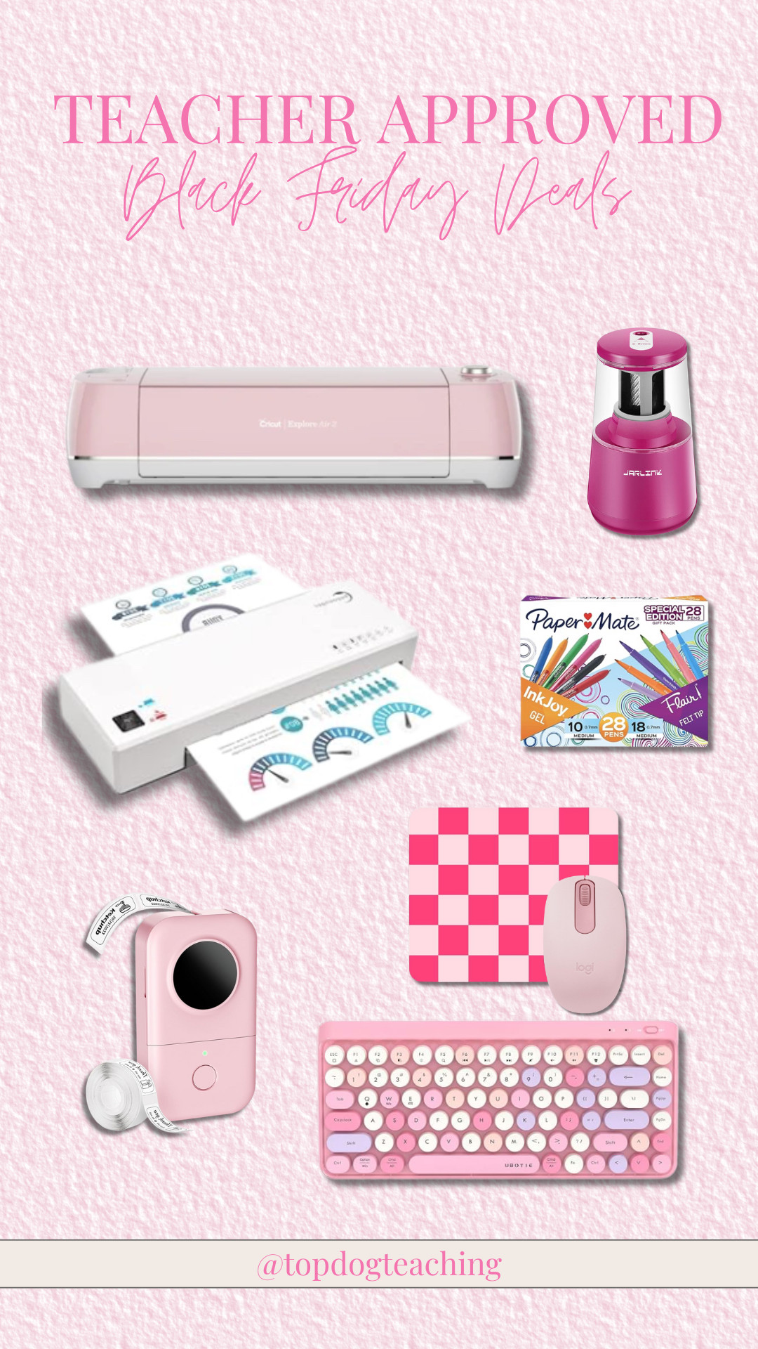Black Friday made easy with these teacher-approved must-haves. 🍎✨ From laminators to label makers (and yes, even a trusty Cricut), these finds keep your classroom cute & organized.

office essentials, classroom essentials, organization, computer accessories 

 #LTKCyberWeek #LTKSaleAlert #LTKKids