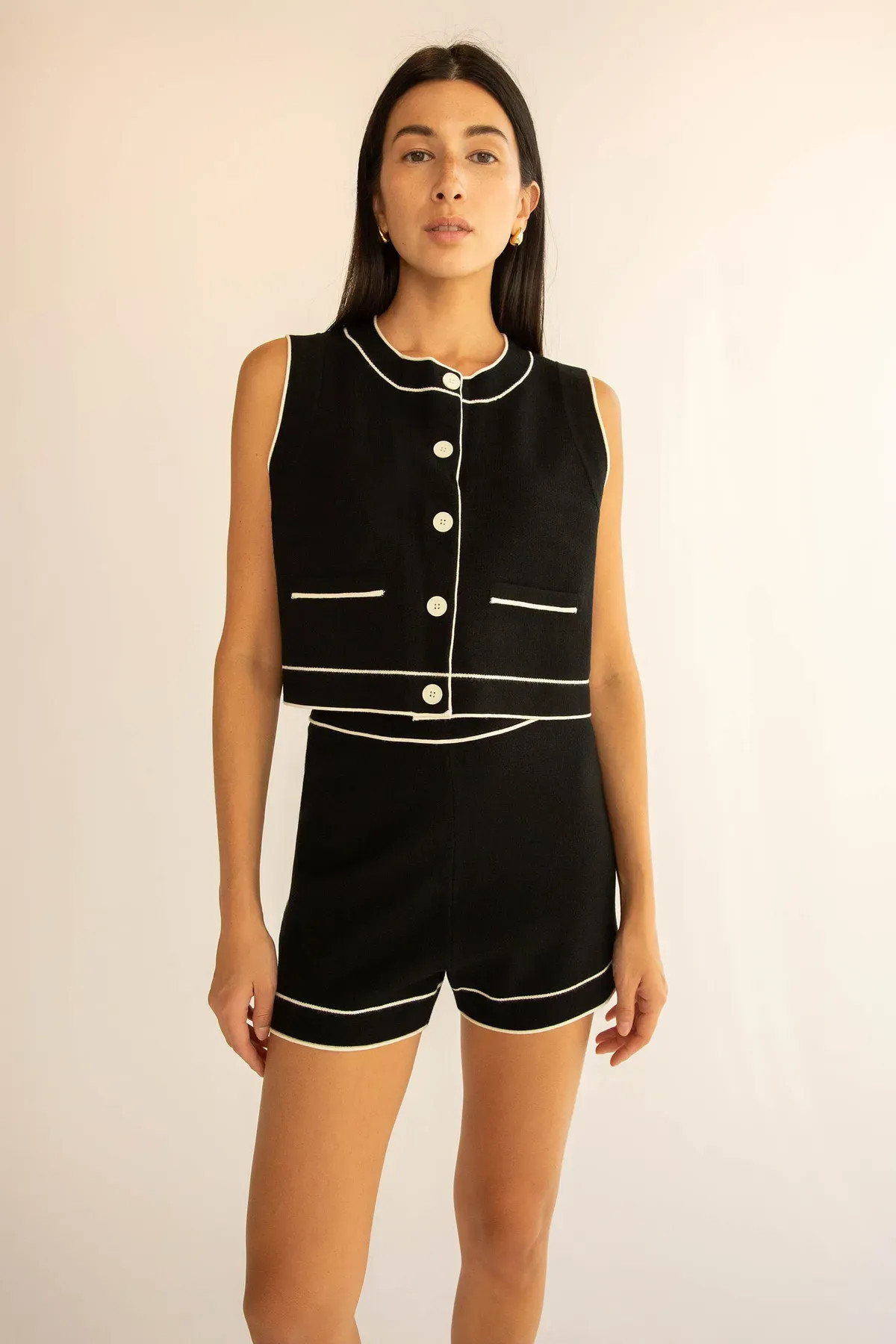 BUTTON UP SWEATER VEST | OAK + FORT