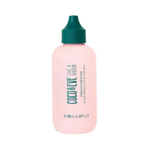 Coco & Eve Miracle Hair Elixir. Coconut Oil with Hyaluronic Acid Leave in Conditioner.Treatment for Dry Damaged Hair | Frizz control. Protects from Heat Styling | Amazon (US)