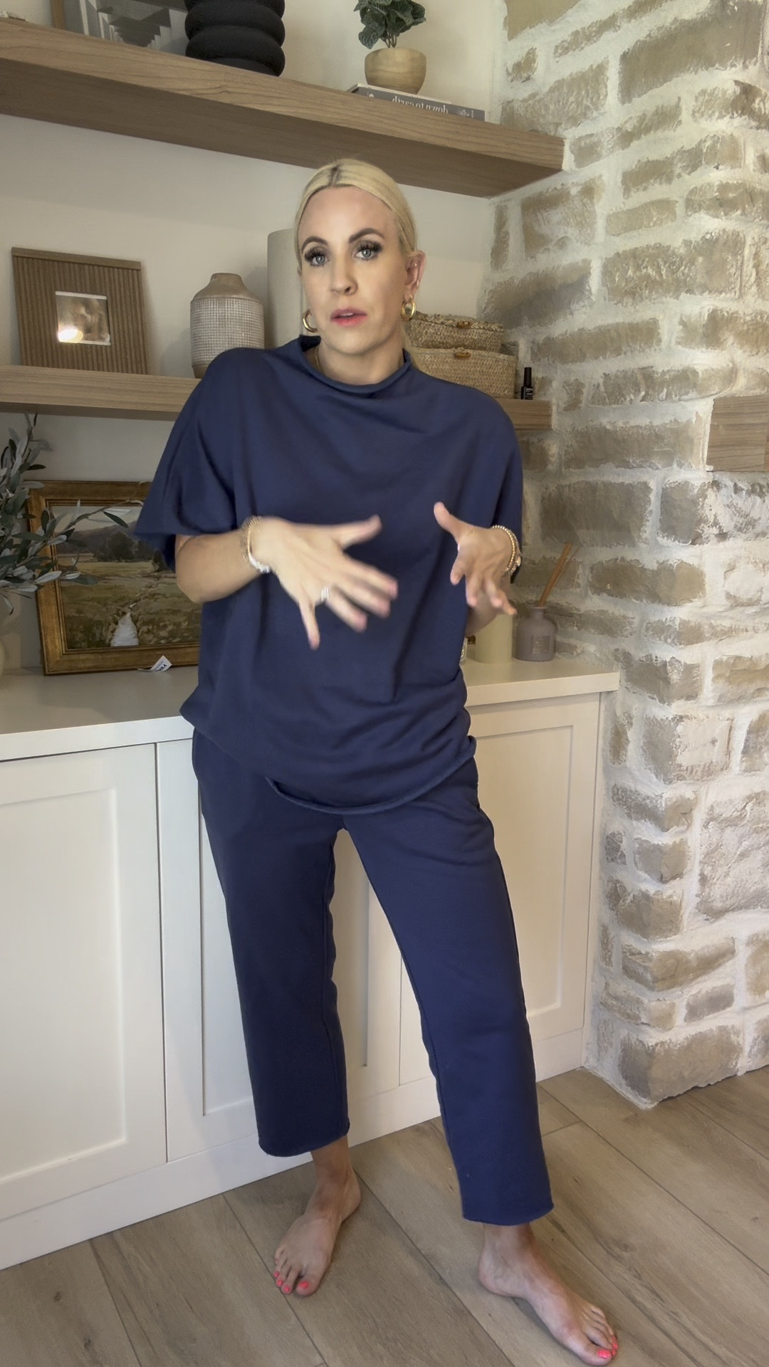 Here is the navy! I’m 5’5 and this is where the medium hits me! 

#LTKStyleTip #LTKFindsUnder50 #LTKSaleAlert