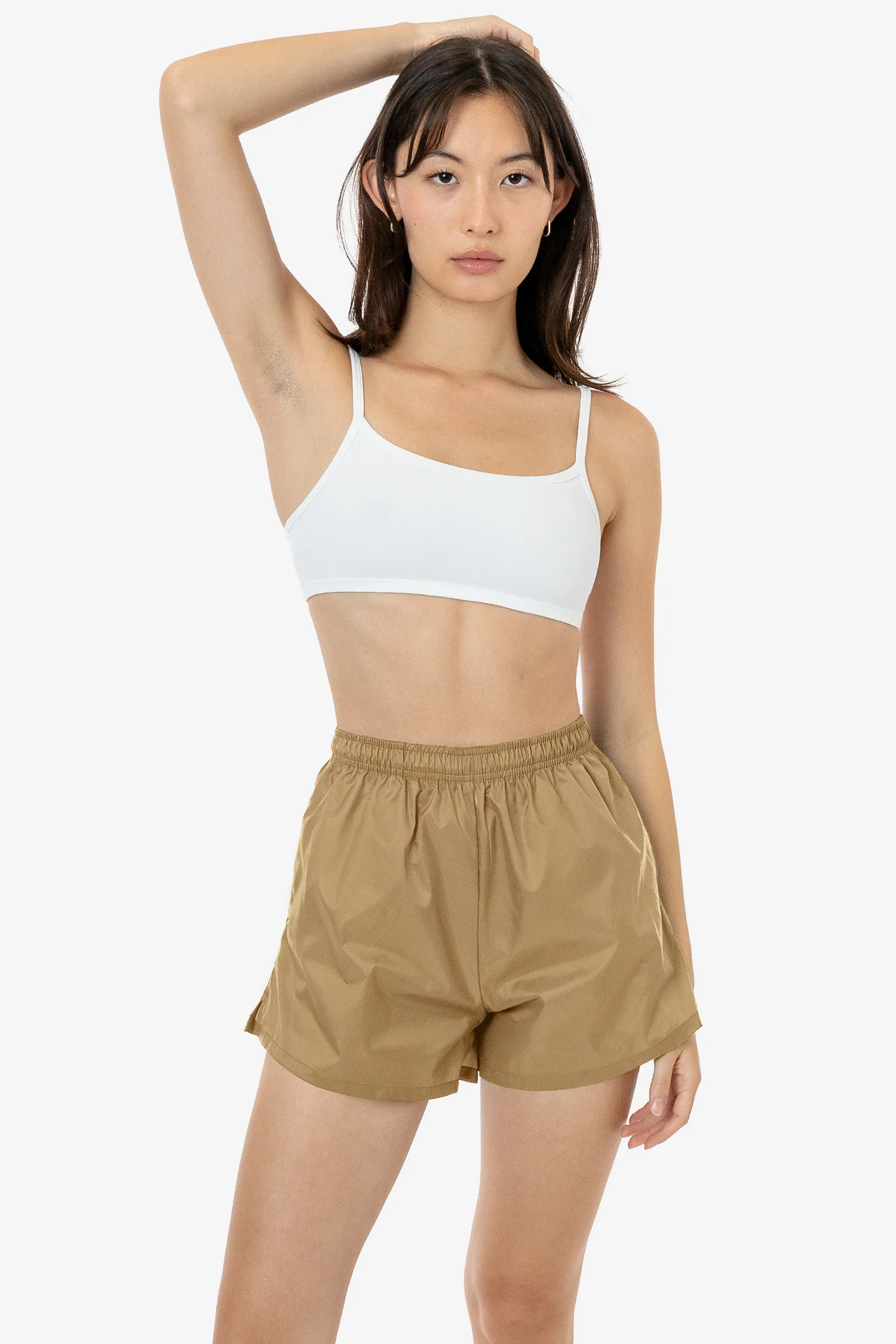 RNF314 - Women's Nylon Track Shorts | Los Angeles Apparel
