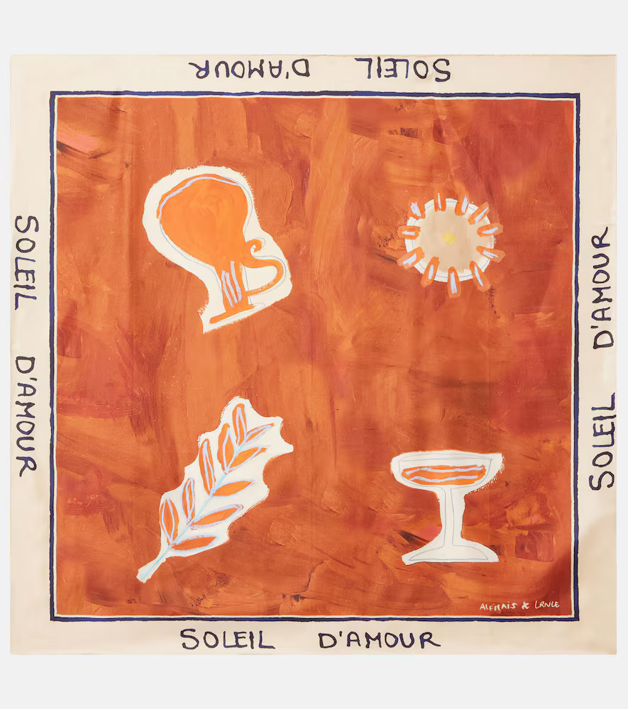 AlÃ©mais Soleil D'Amour silk scarf | Mytheresa (INTL)