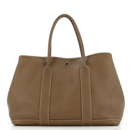 Pre-Owned Hermes Garden Party Tote Leather 36 in Etoupe at Nordstrom, Size Medium | Nordstrom