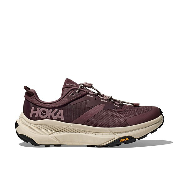 Women's HOKA Transport Sneakers 9.5 Regular Smoky Quartz/Oat Milk | Scheels