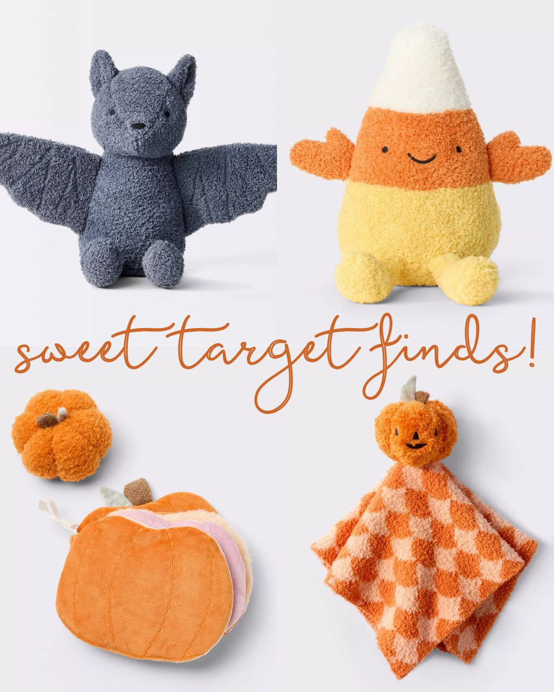 sweet Halloween Target finds! Reminds me of Jellycats and perfect for the upcoming season! 

 #LTKSeasonal #LTKBaby #LTKKids