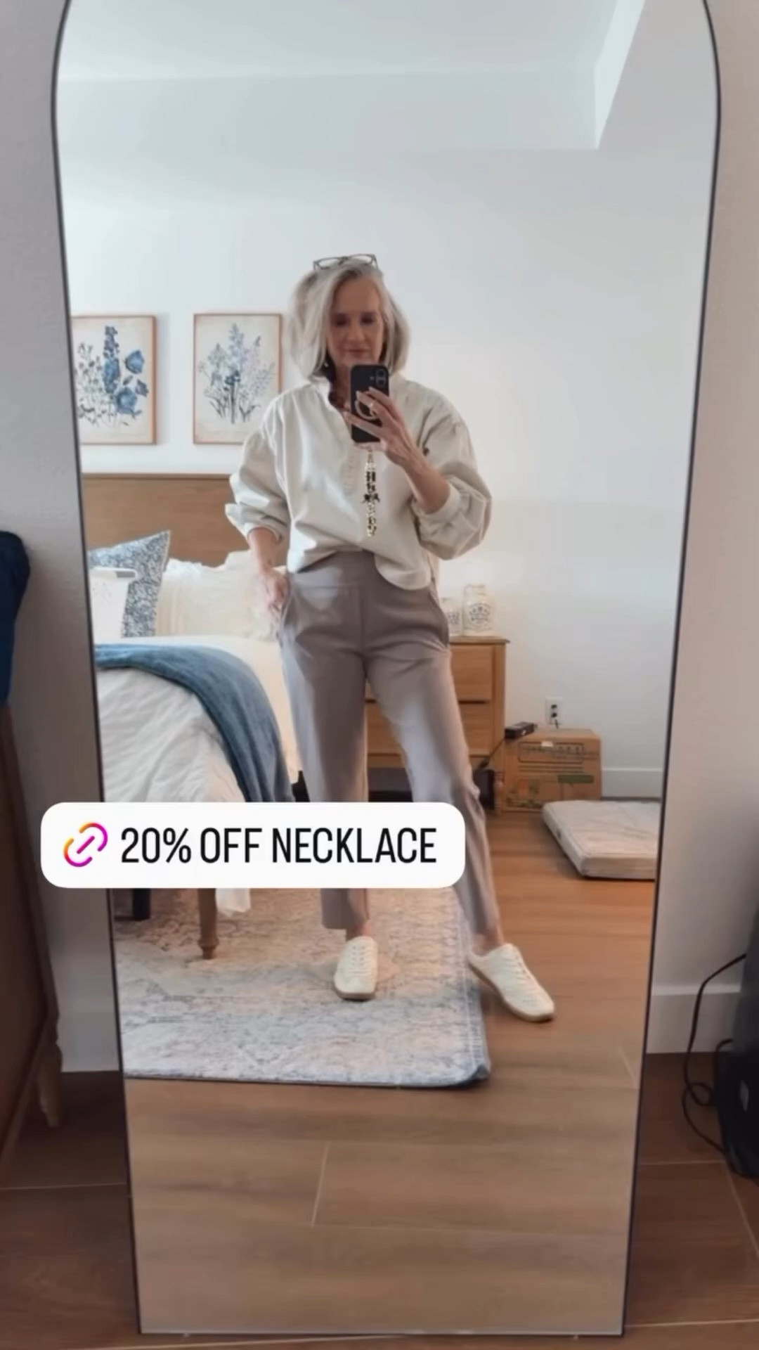 What I wore today

Sneaker slides, Target, Walmart, peasant top, Athleta, endless pants, Baublebar necklace, chunky necklace, Melinda Maria, statement necklace’s

#LTKootd #LTKOver40 #LTKSaleAlert