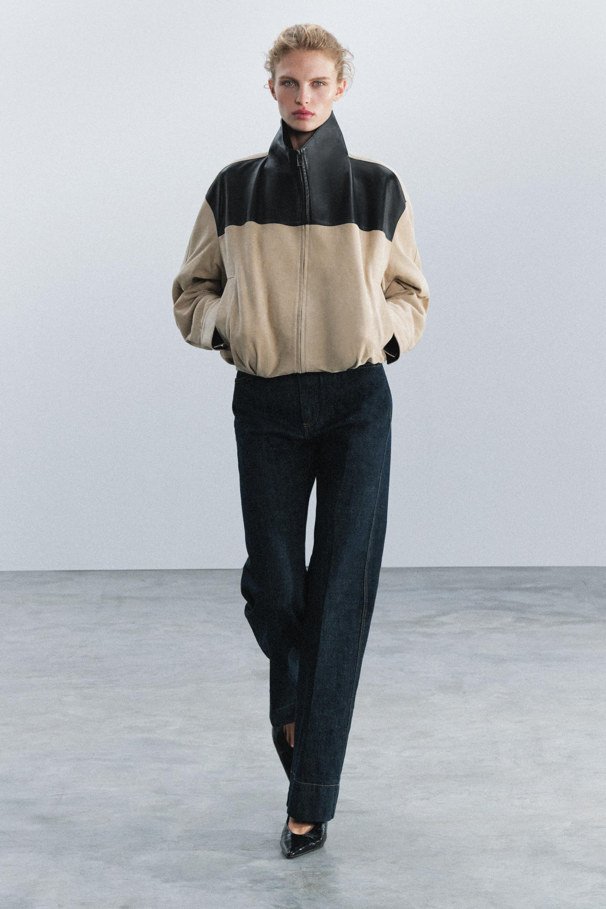 ZW COLLECTION 100% LEATHER JACKET | Zara US