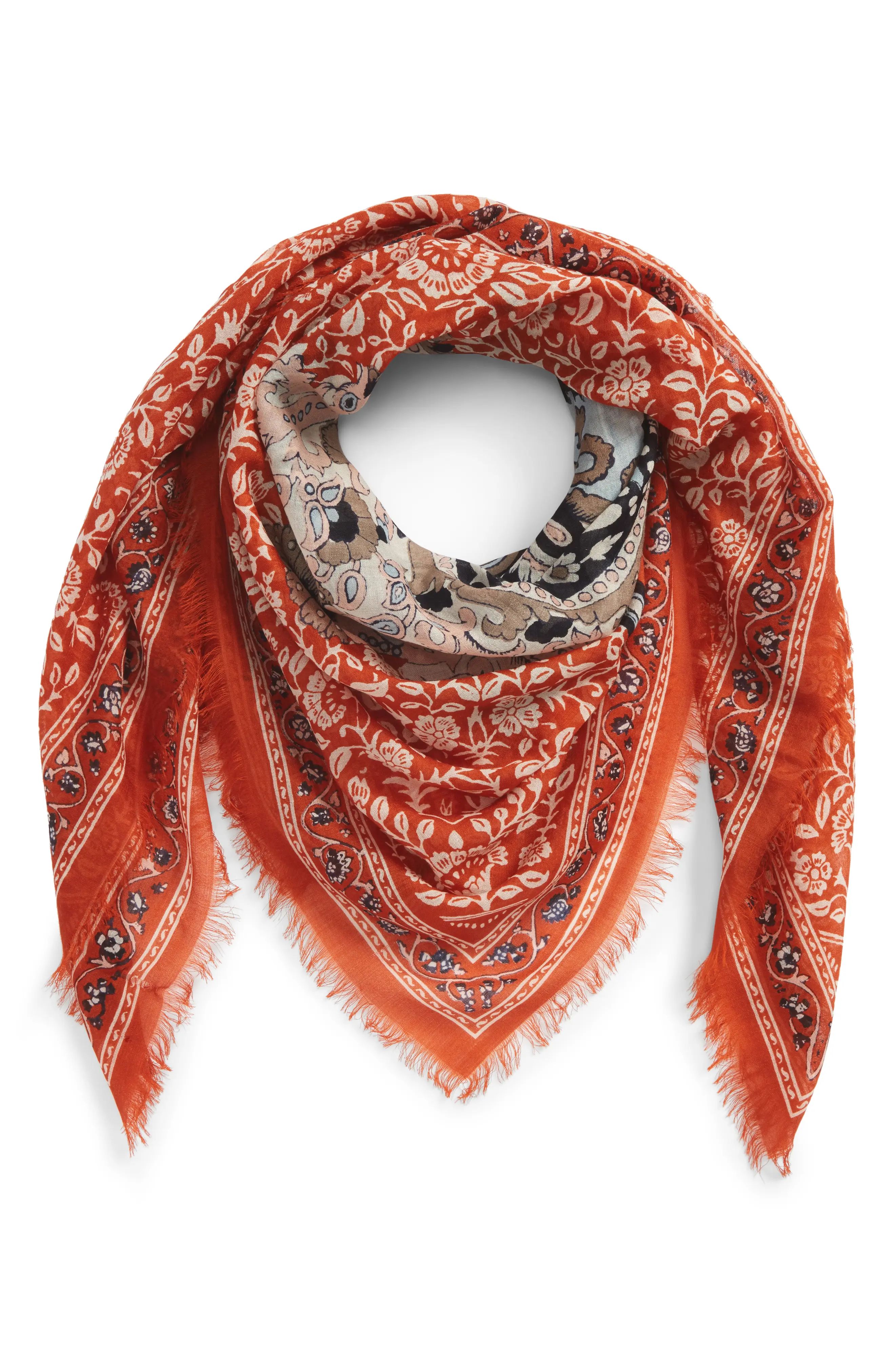 Greta Paisley Square Scarf | Nordstrom