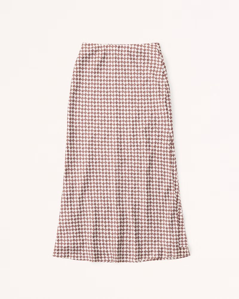 Women's Satin Midaxi Skirt | Women's New Arrivals | Abercrombie.com | Abercrombie & Fitch (US)