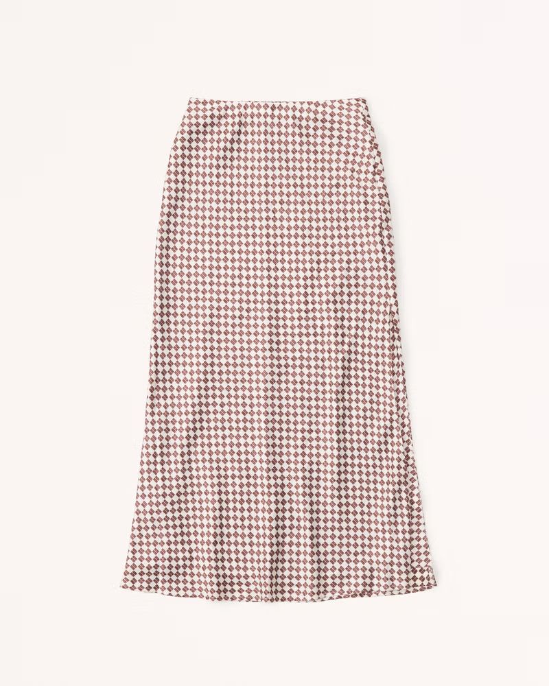 Women's Satin Midaxi Skirt | Women's Bottoms | Abercrombie.com | Abercrombie & Fitch (US)