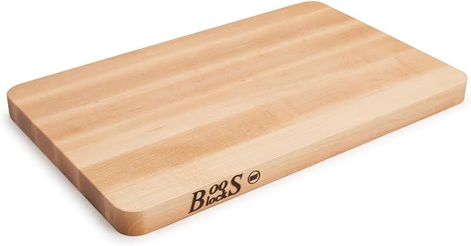 John Boos Chop-N-Slice Maple Wood Cutting Board for Kitchen Prep, 1" Thick, Small, Edge Grain, Re... | Amazon (US)