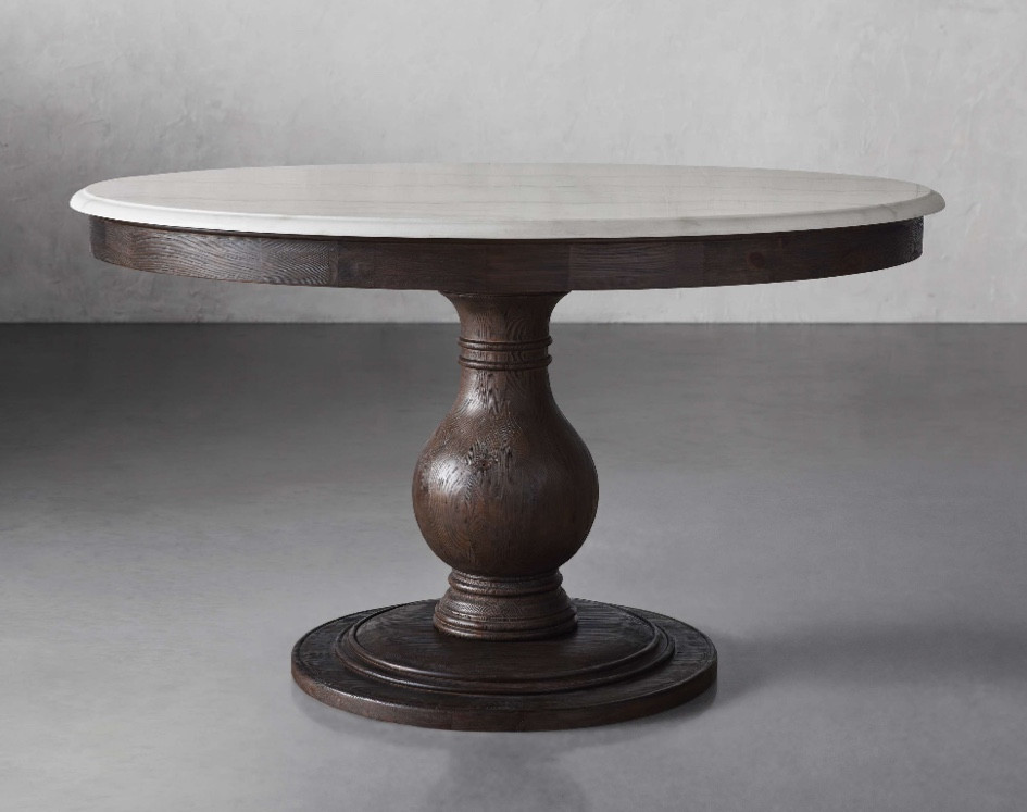 We have the Luca 60’ table with white marble and mocha base. It’s stunning! 

#LTKOver40 #LTKFamily #LTKHome