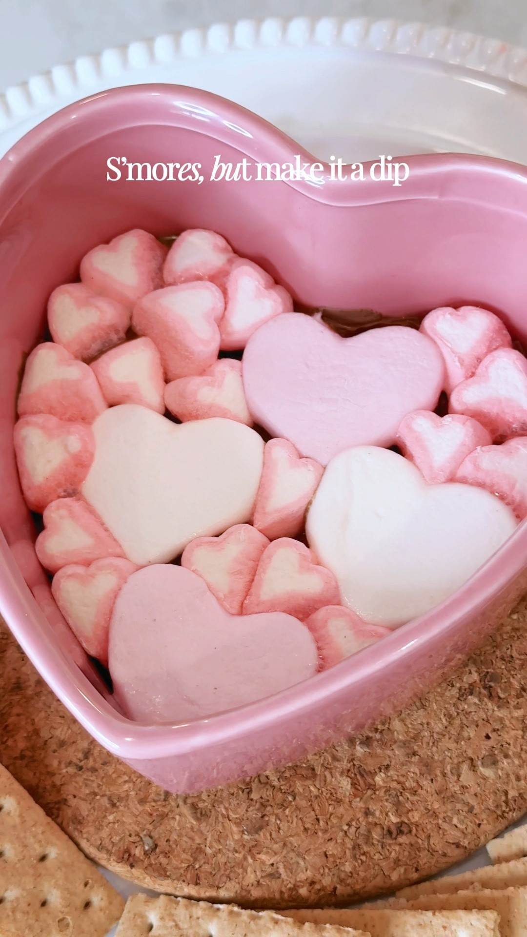 S’mores dip Valentines edition 🩷
Pink Heart shaped Dutch oven with the best chocolate, heart shaped marshmallows and graham crackers for dipping! So good!


#LTKHome #LTKValentine #LTKfoodie