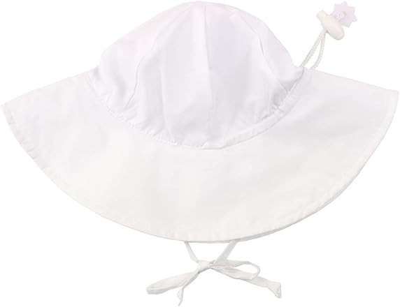 RuffleButts Baby-Girls Sun Hat Floppy Wide Brim UPF 50+ - Baby Sun Hat with Sun Protection | Amazon (US)