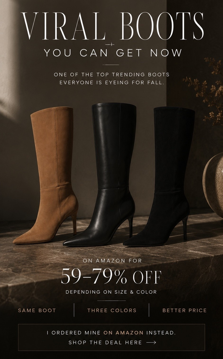 This is wild! Want to see more of these? 
I ordered so fast! The viral boots for fall 2026 already marked down! 👀✨🤏🏼🍂
Which color!?

#LTKSaleAlert #LTKSeasonal #LTKWorkwear