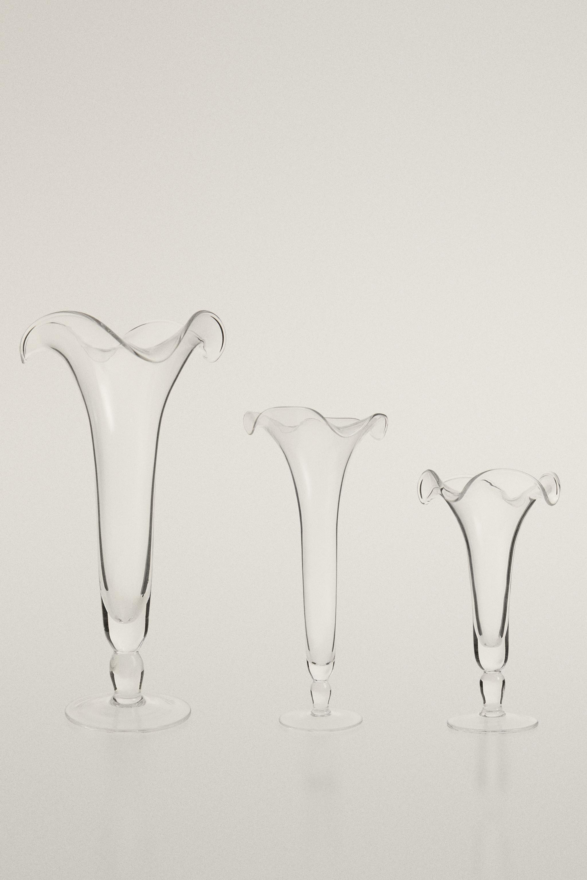 FLORAL GLASS VASE | Zara US