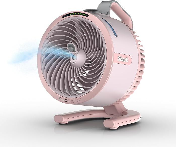 Shark FlexBreeze HydroGo Pro Portable Misting Fan, Peony, FA056PK | Amazon (US)