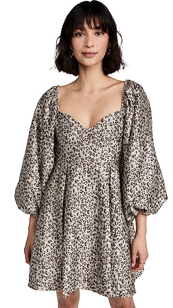 Tempo Leopard Jacquard Dress | Shopbop