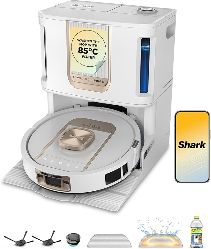 Shark ThermaCharged PowerDetect Wet & Dry Robot Vacuum, Dirt Detect, Floor Detect, Hands-Free Cle... | Amazon (UK)