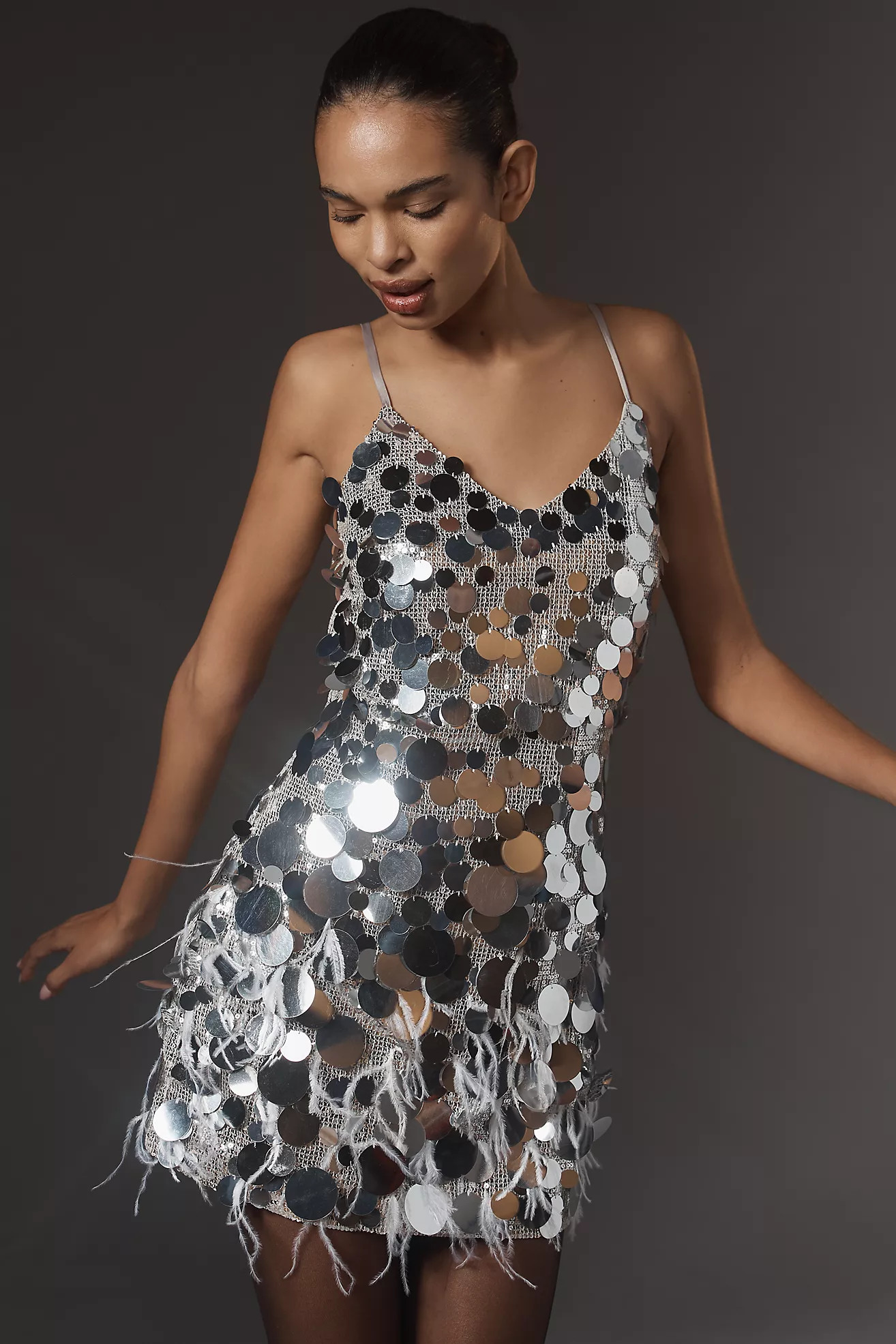 Walter Baker Darina Sequin Sheath Mini Dress | Anthropologie (US)