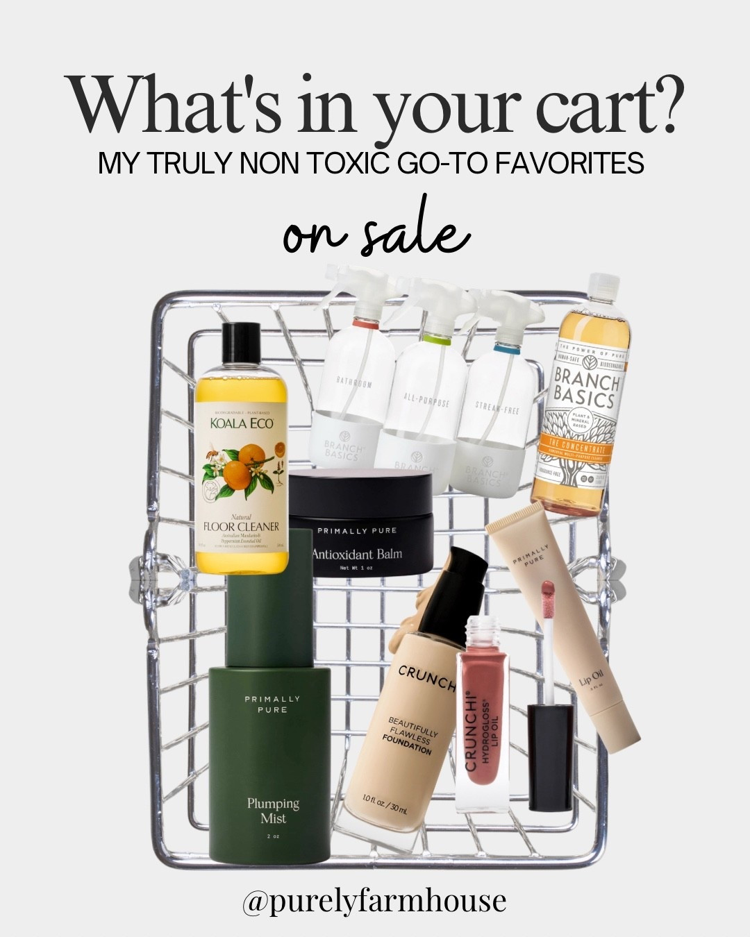 Some of my truly non toxic favorites with some great deals too good to pass up! 

Beauty/ skincare/cleaning essentials 
Non toxic beauty finds 


#LTKmomlife #LTKHome #LTKCyberWeek