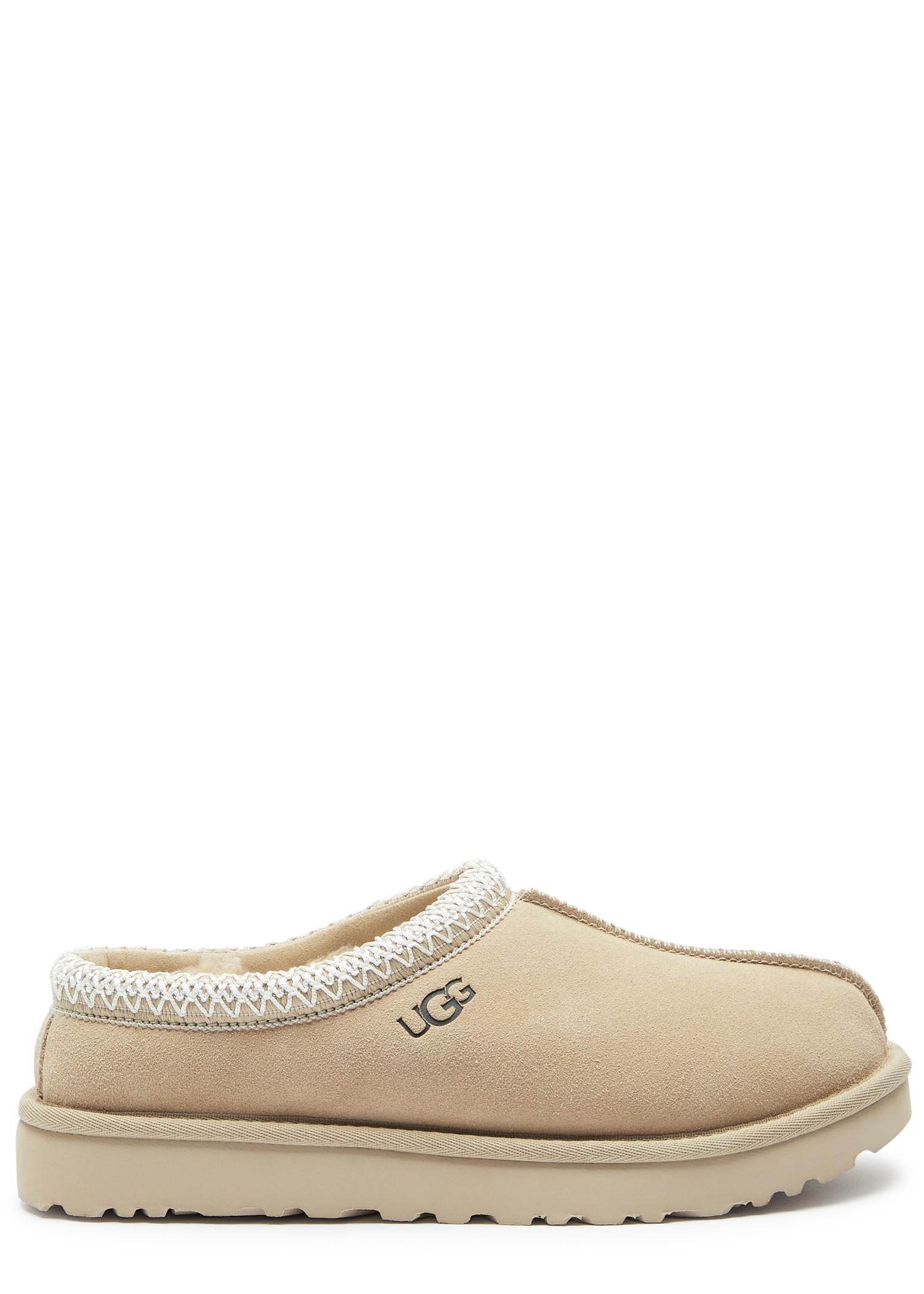 Tasman Suede Flatform Slippers - Mustard Seed | Harvey Nichols