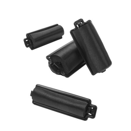 Conair Curl Collective 3 Satin Sponge Foam Hair Rollers 42 Piece Set Black | Walmart (US)