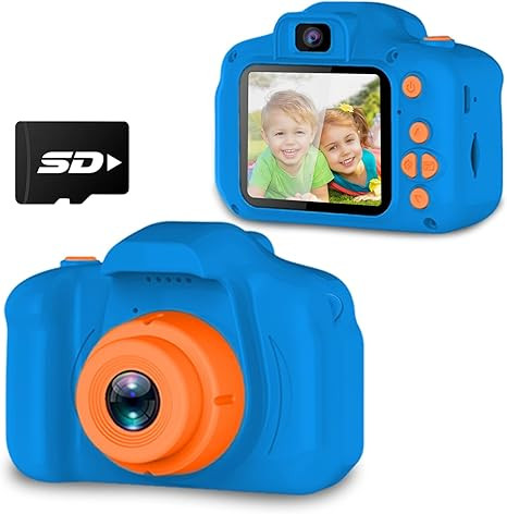 Upgrade Kids Selfie Camera, Christmas Birthday Gifts for Boys Age 3-9, HD Digital Video Cameras f... | Amazon (US)