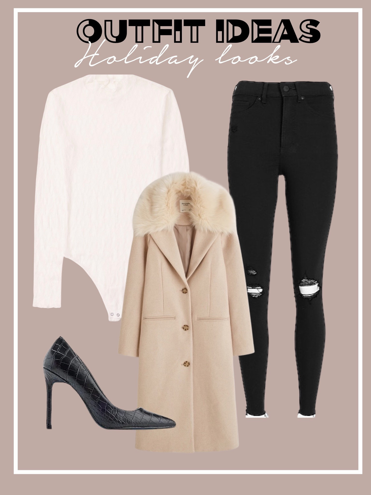 Faux fur jacket lace bodysuit ripped jeans black black pumps 

Follow my shop @samanthabelbel on the @shop.LTK app to shop this post and get my exclusive app-only content!

#liketkit #LTKsalealert #LTKHoliday #LTKunder100
@shop.ltk
https://liketk.it/3XuYc