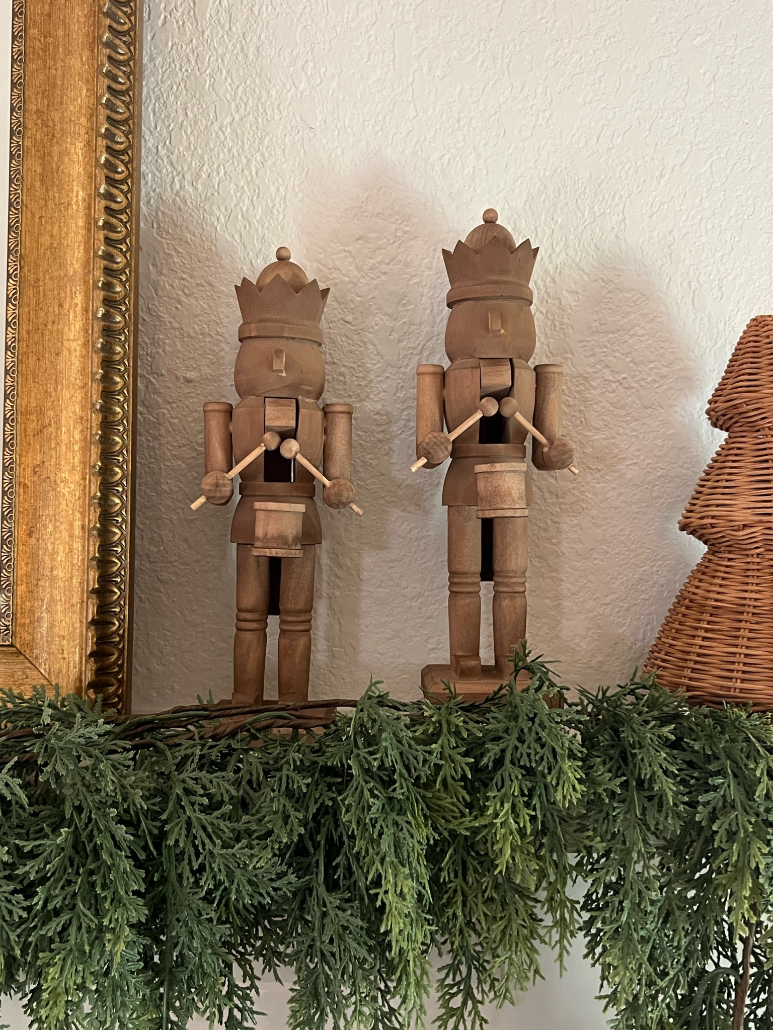 Dip dyed nutcrackers: water downed paint & an unfinished nutcracker! Easiest DIY 

#LTKHoliday #LTKSeasonal #LTKHome