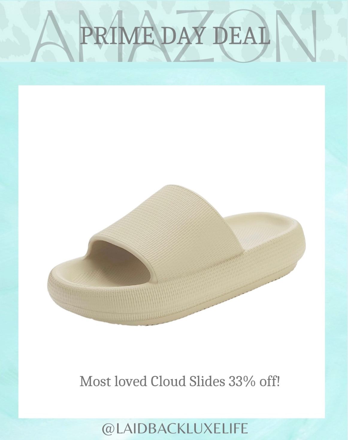 Bestseller cloud slides on sale 33% off! Amazon Prime Day Deal, Prime Day, best of Prime Day, Amazon find, Amazon fashion, shoe crush #LaidbackLuxeLife

Follow me for more fashion finds, beauty faves, lifestyle, home decor, sales and more! So glad you’re here!! XO, Karma

#LTKsalealert #LTKshoecrush #LTKxPrimeDay