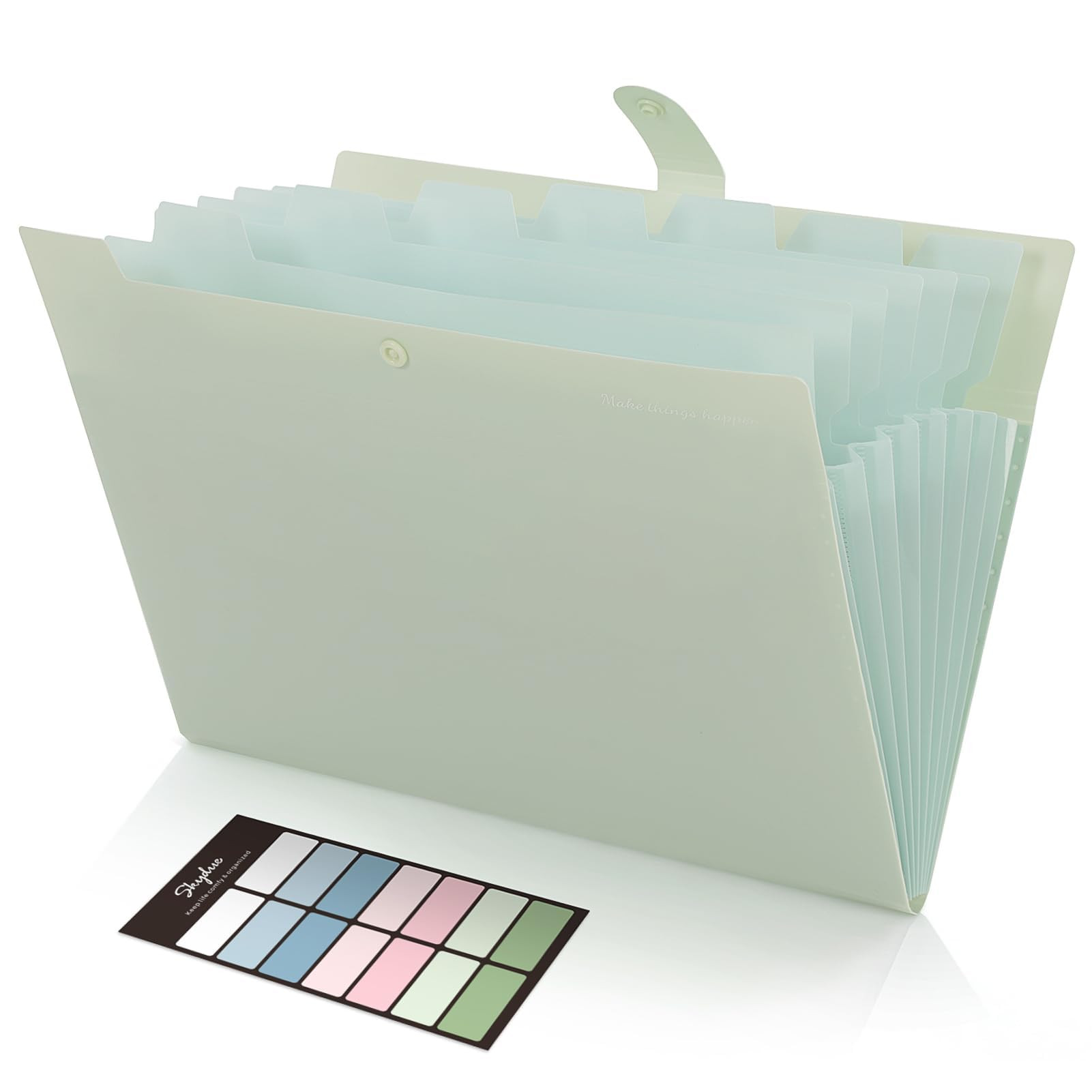 SKYDUE Expanding File Organizer with 8 Pockets, Accordion File Folders with Labels, Portable Docu... | Amazon (US)
