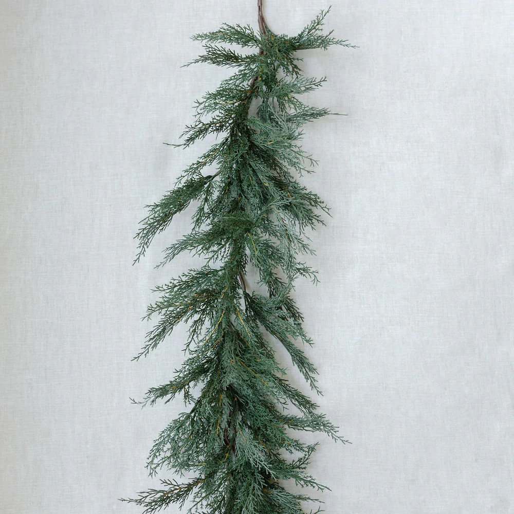 9' Faux Cedar Garland Evergreen | CG Hunter