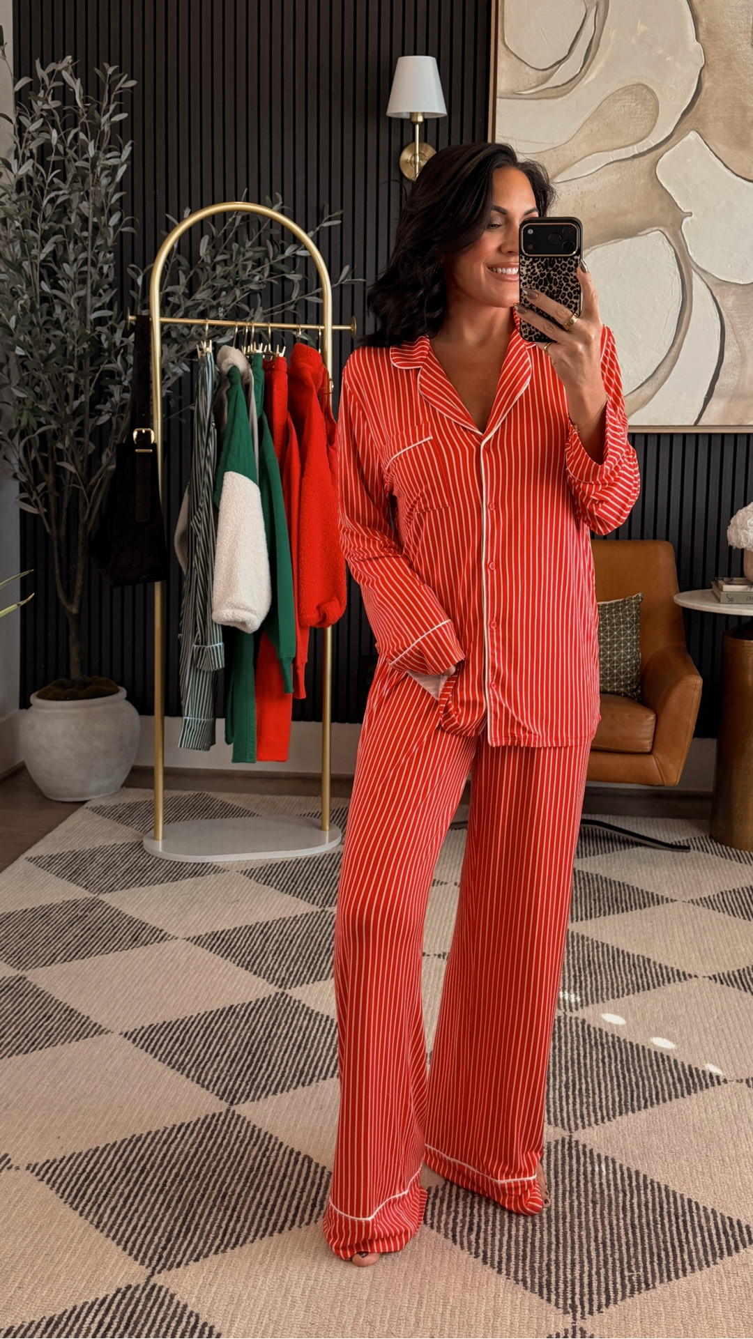Festive feels in full swing 🎄❤️

These striped satin-feel pajamas from @aerie are soft, lightweight, and perfect for matching Christmas morning vibes.

5’2” • 130 lbs • 25” waist • 34DD
Wearing size Small

#ad #aerie #aeriereal #aeriepartner #HolidayPJs #CozySeason #WinterLoungewear #PetiteFashion #WomenOver40Style  #ChristmasInspo 


#LTKOver40 #LTKStyleTip #LTKPetite