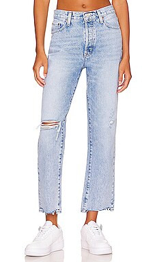 PISTOLA Charlie High Rise Straight Ankle in Achieve from Revolve.com | Revolve Clothing (Global)