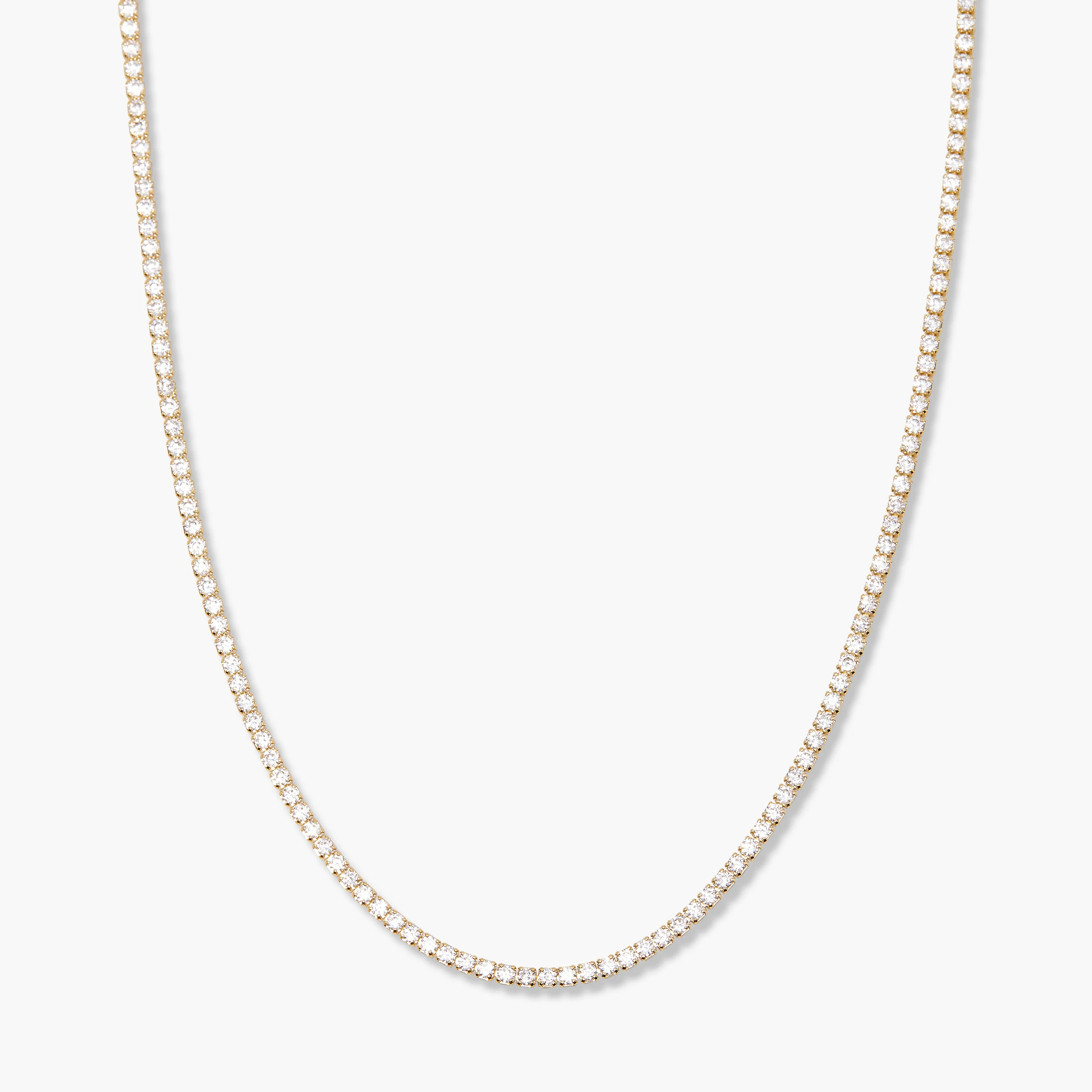 Isabella Mini Tennis Necklace | Brook and York