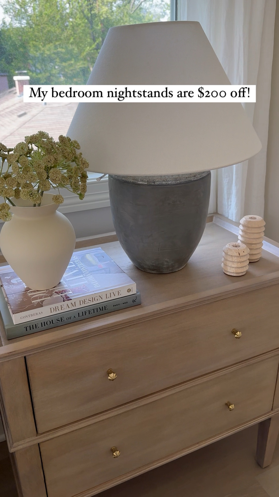 Snag my gorgeous bedroom nightstands for $200 this weekend! Linked a similar lamp too! 

#bedroomdecor #bedroomfurniture

#LTKhome #LTKsalealert