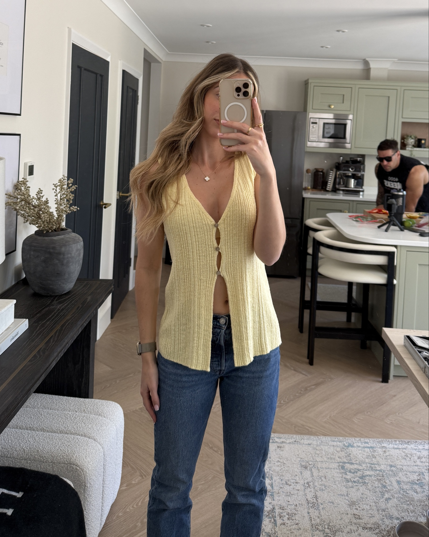 buttercream yellow 💛 love this top!! It actually comes as a set with a matching skirt 🥹 so cute for summer. Size down as it comes up big!! Free people, spring, summer, yellow, Abercrombie 

#LTKAprilSpotlight #LTKuk #LTKspring