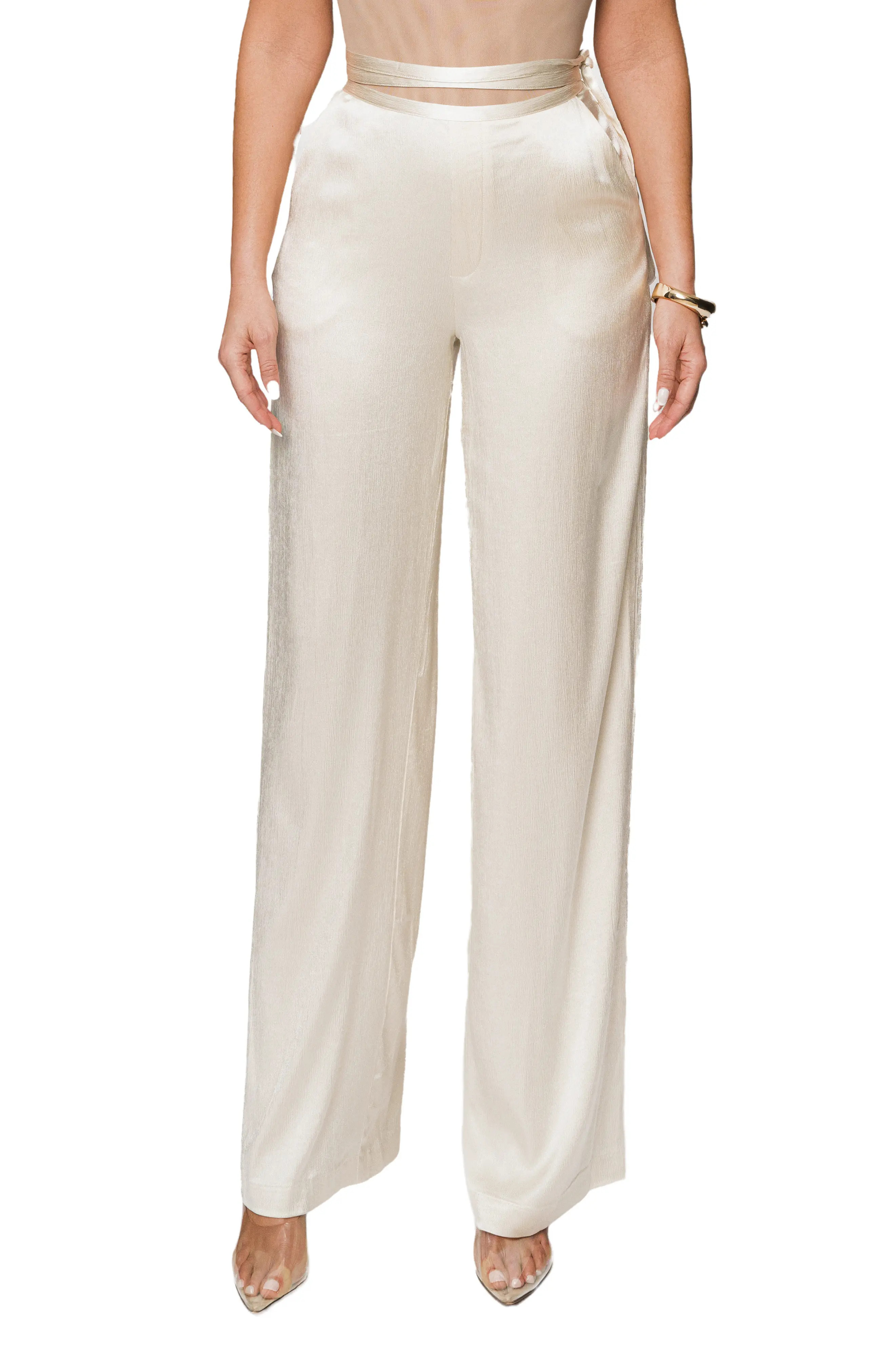 Deserae Silk Blend Wide Leg Pants (Women) | Nordstrom | Nordstrom