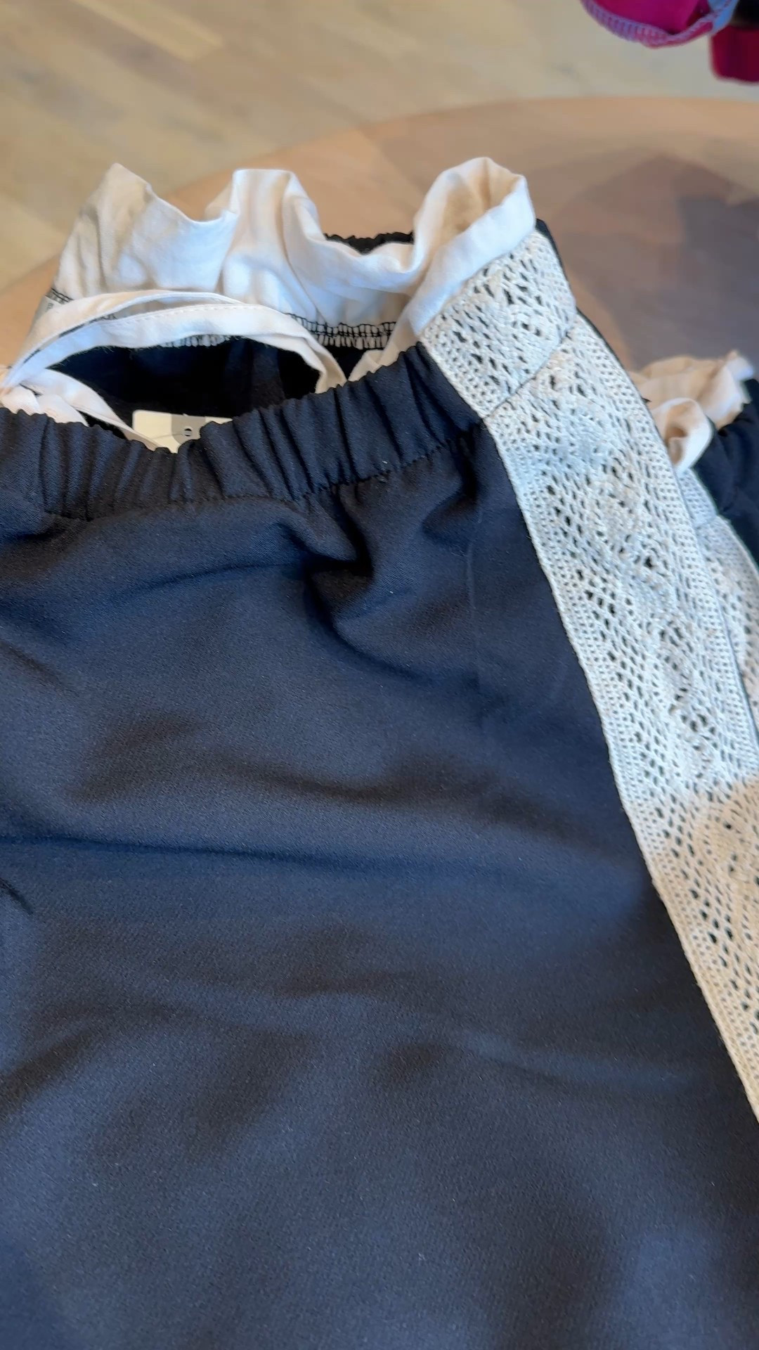 Spring outfit. Track pants with dressy material and details. Fabric feels nice and drapey. Dress up or down  

#LTKWorkwear #LTKOver40