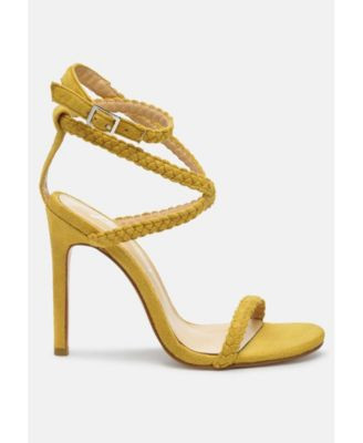Womens Sherri Ankle Braided Strap High Heel | Macy's