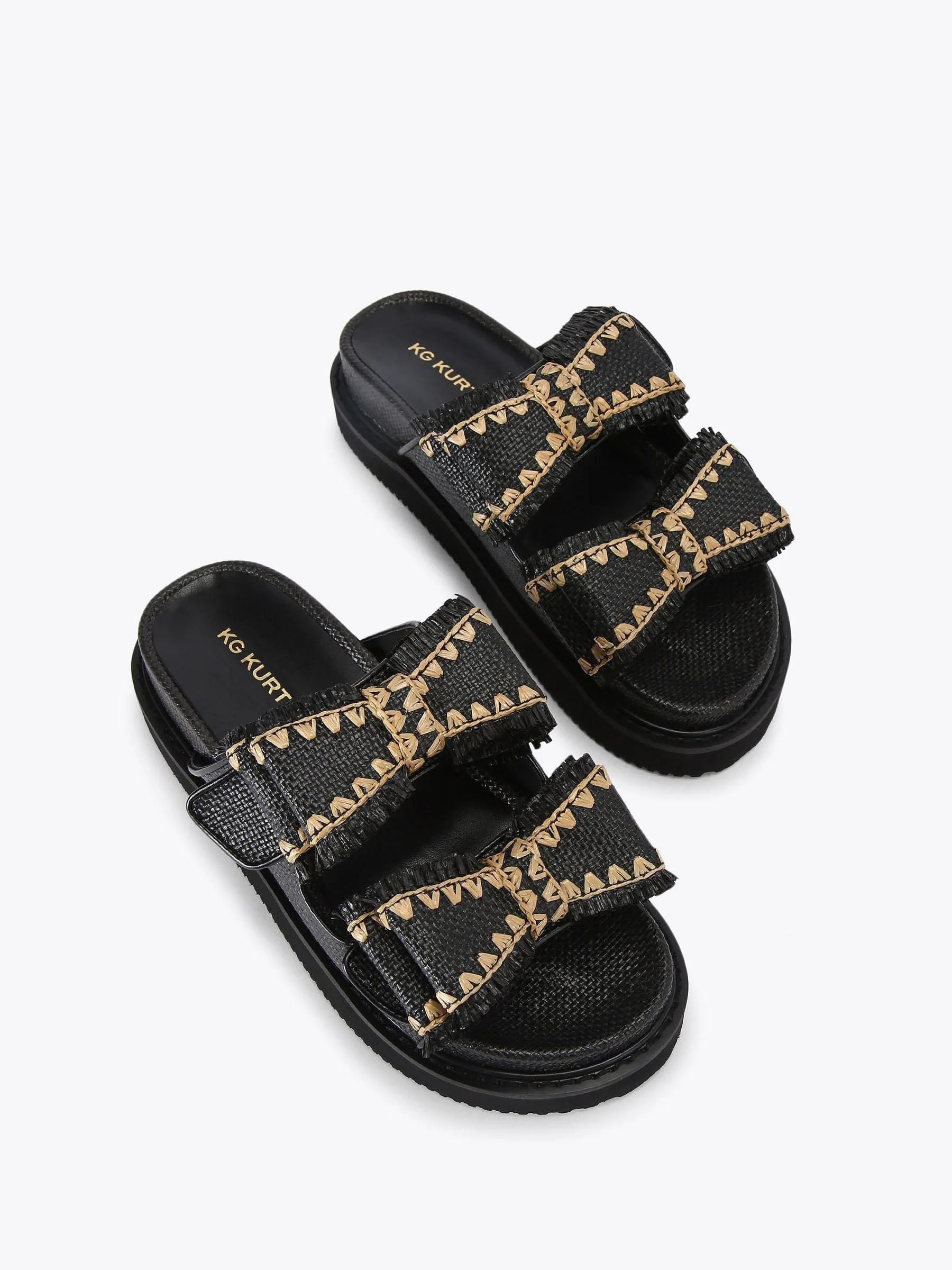 KG Kurt Geiger KG Kurt Geiger Black Robbie Sandals | Next US