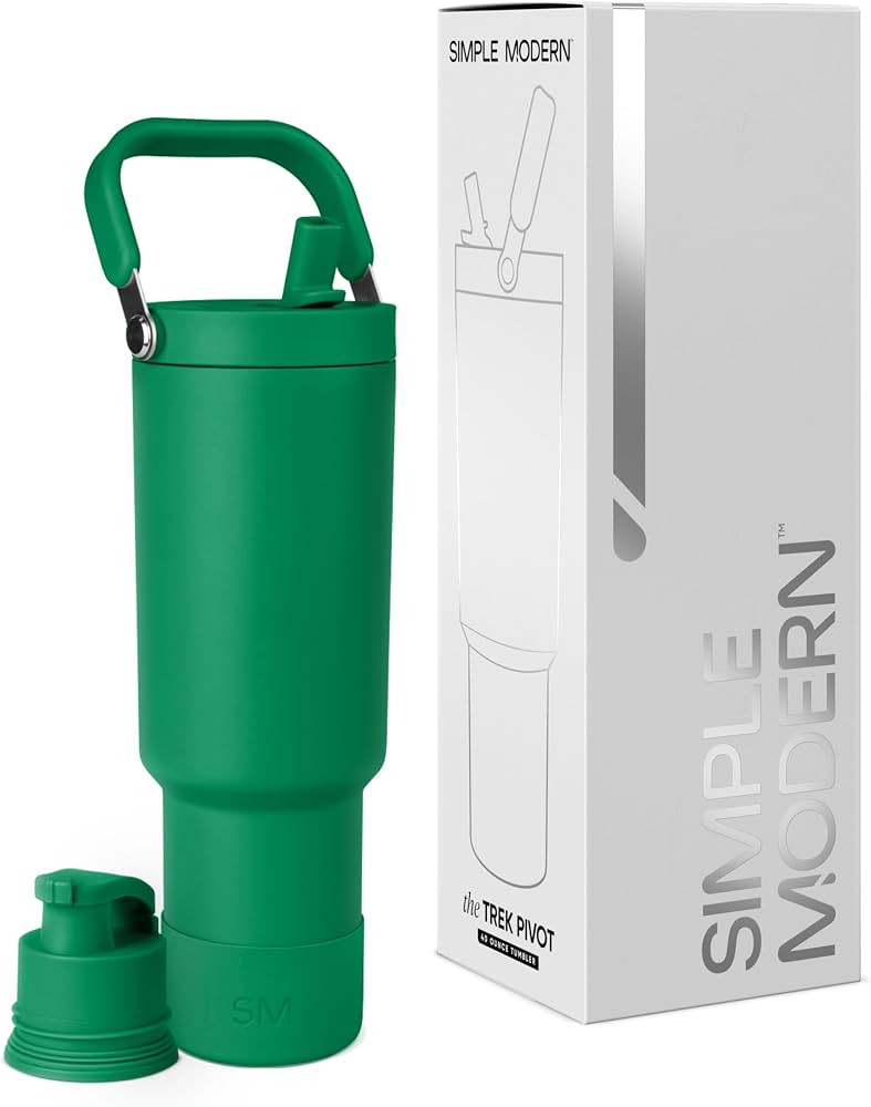 Simple Modern Tumbler with Handle, Water Jug | 40oz | Green | Amazon (US)