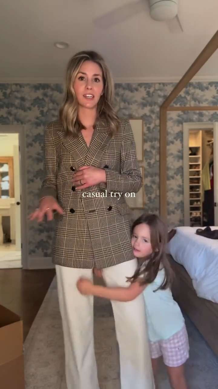 wild times 😅 lovinggg these pieces for fall. casual try on or not, they are all truly fab! so many good pieces to mix and match with. wearing small Social Threads top & jacket, size 26 Avara jeans, XS dress & small jacket from Avec Les Filles, small Sue Sartor dress, size 2 Veronica Beard jacket, and size 2 Hunter Bell skirt! 

 #LTKSeasonal #LTKStyleTip #LTKShoeCrush