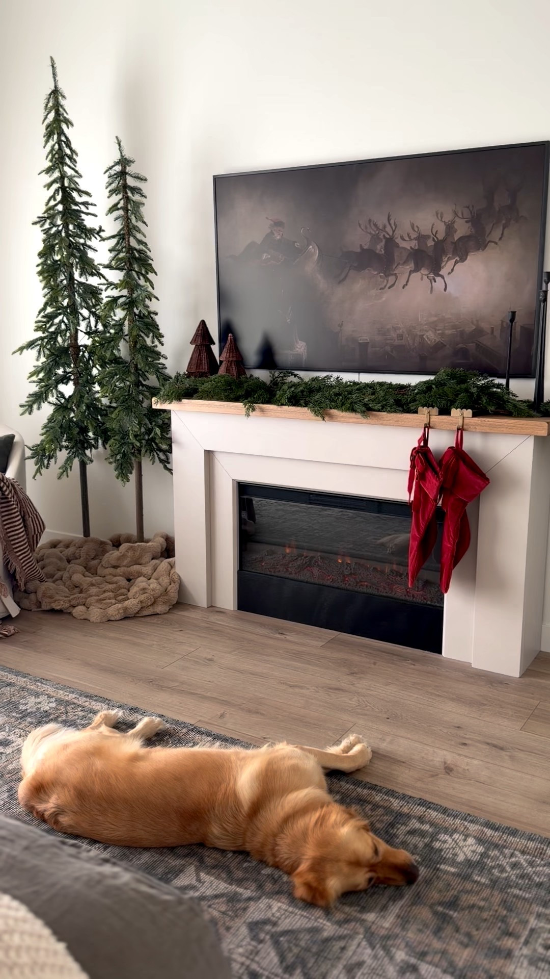 We love this realistic fireplace from @wayfair! Get your home ready for 2026 while you save up to 60% off and get fast shipping during Wayfair’s End of Year
Clearance sale! #wayfair #wayfairpartner 

#LTKSaleAlert #LTKHome #LTKHoliday
