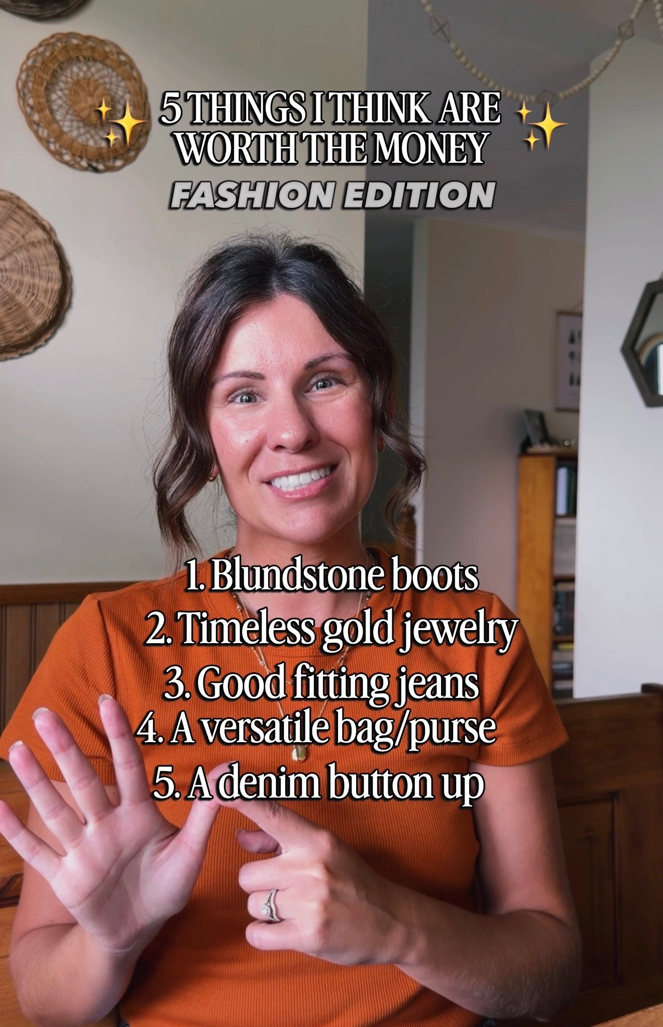 5 things worth the money (fashion edition)
1. Blundstone boots (I wear size 6 in the 1306 and 6.5 in the 562s)
2. timeless gold jewelry (some of my favorite brands—Gldn, Ana Luisa, shape studios, Sela designs, tiny tags and Uncommon James. I’ve also found some affordable beaded/gemstone ones on Amazon that have held up well)
3. good fitting jeans (Quince, Free People, Gap, Old Navy, Madewell, Daze Denim are some of my faves!)
4. a versatile bag/purse (Portland Leather Goods, Quince, Baggu are some of my faves! I also really like a nylon crossbody and have found some good ones on Amazon!)
5. a denim button up shirt (I have one I love from Quince that is FINALLY back in stock but I also have and love this Gap Factory one! Old navy has great ones too).

#LTKPetite #LTKgrwm #LTKootd