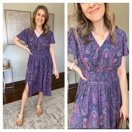This is the prettiest dress by Terra & Sky, I bought it in store and it’s a size 0X. Comes in four colorways. #walmartfashion 

#LTKstyletip #LTKover40 #LTKfindsunder50