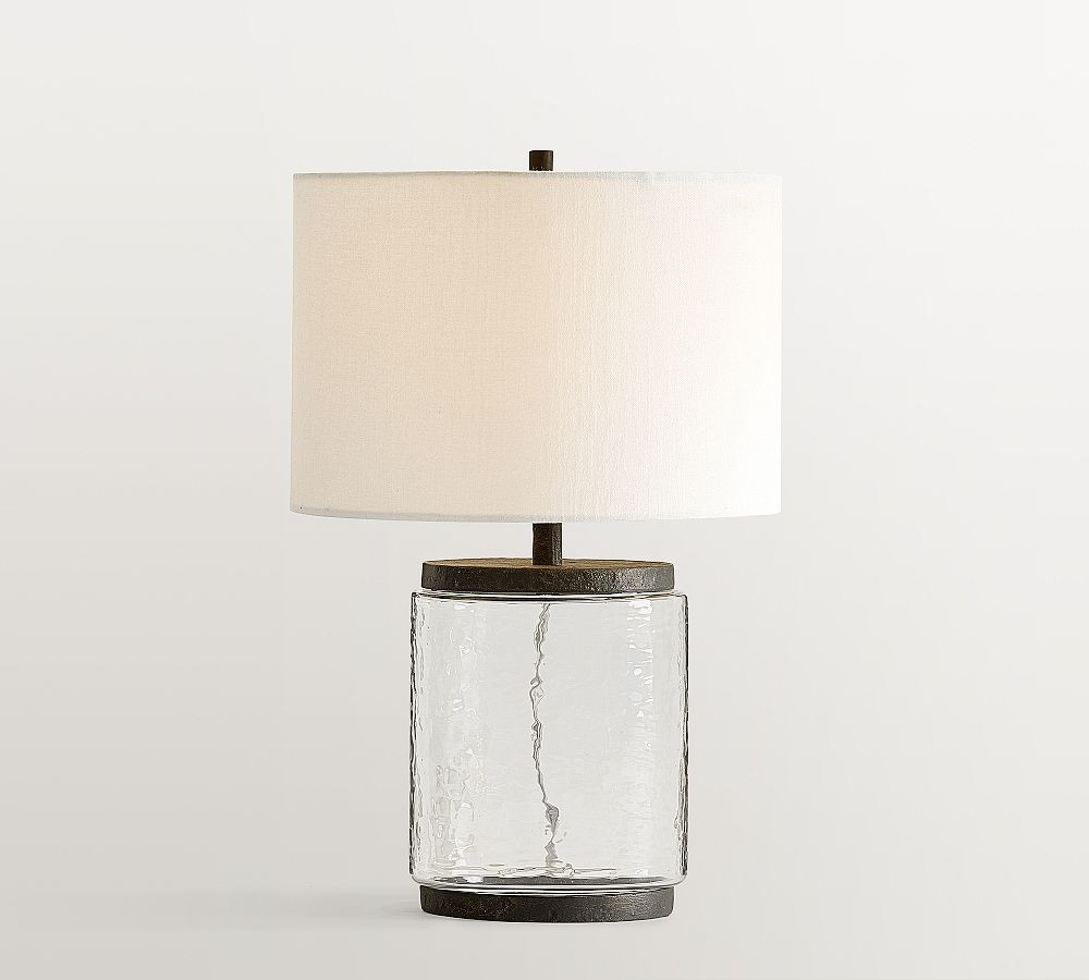 Dalton Recycled Glass Table Lamp (20"-25") | Pottery Barn (US)